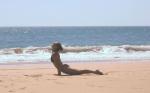 Klicken um zu vergrößern Yoga am Strand von Agadir